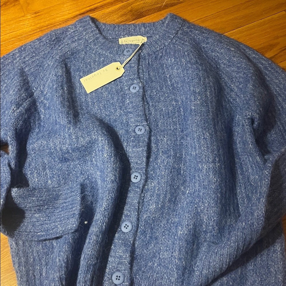 By Together Soft Blue Cardigan - Picture 4 of 6
